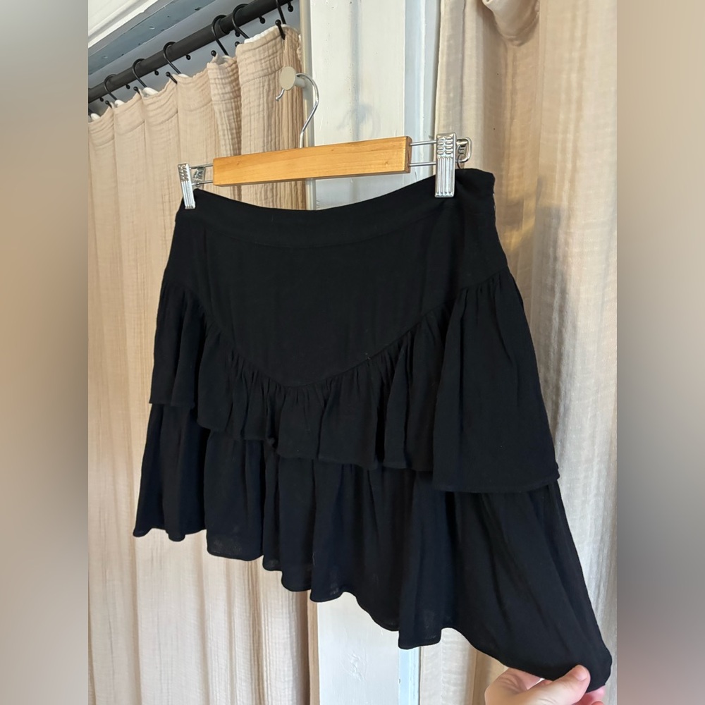 Superdown Ruffle Mini Skirt- Large - image 2